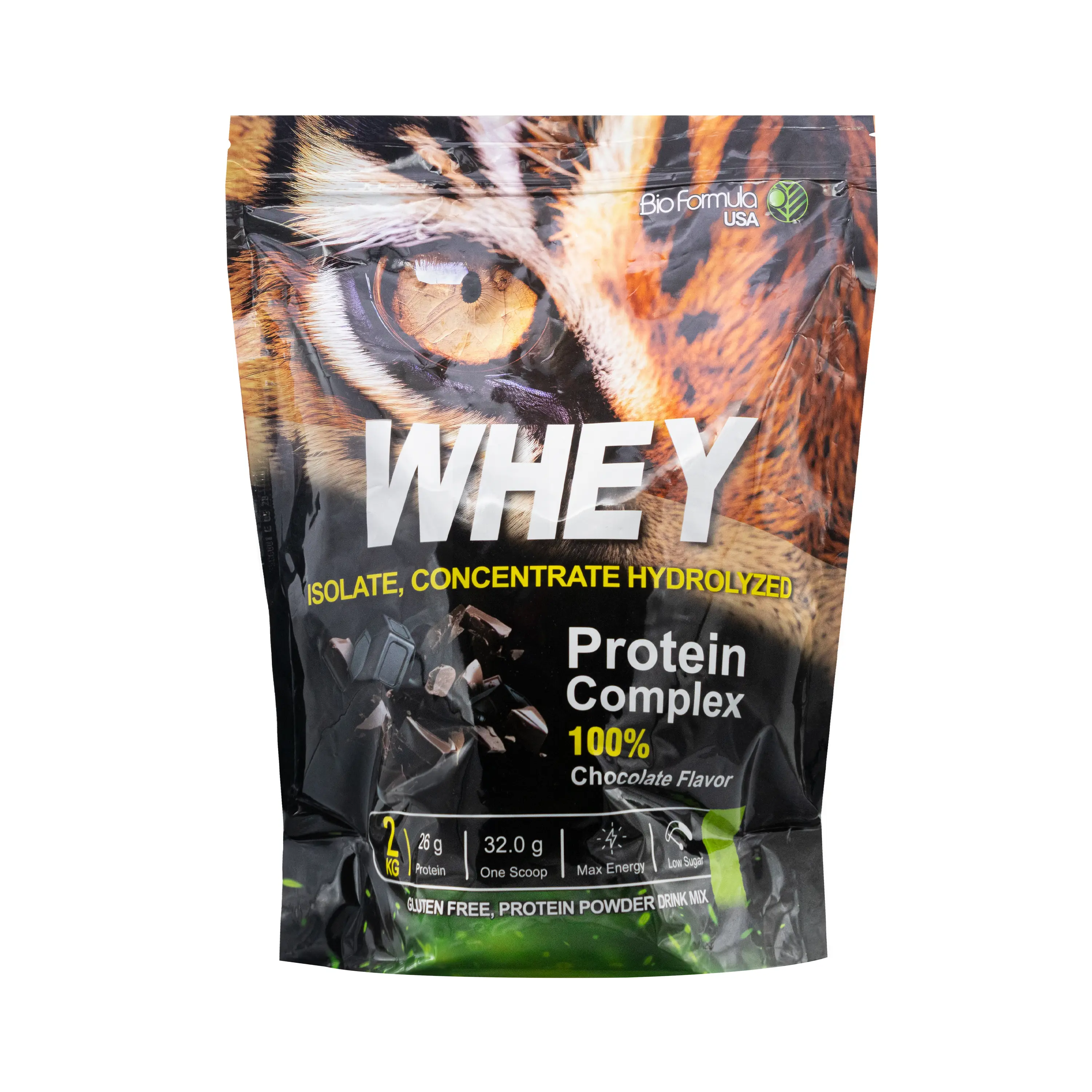 پودر وی ایزوله پروتئین کامپلکس طعم شکلات 2000 گرمی بایو فرمولا نوتریشن
